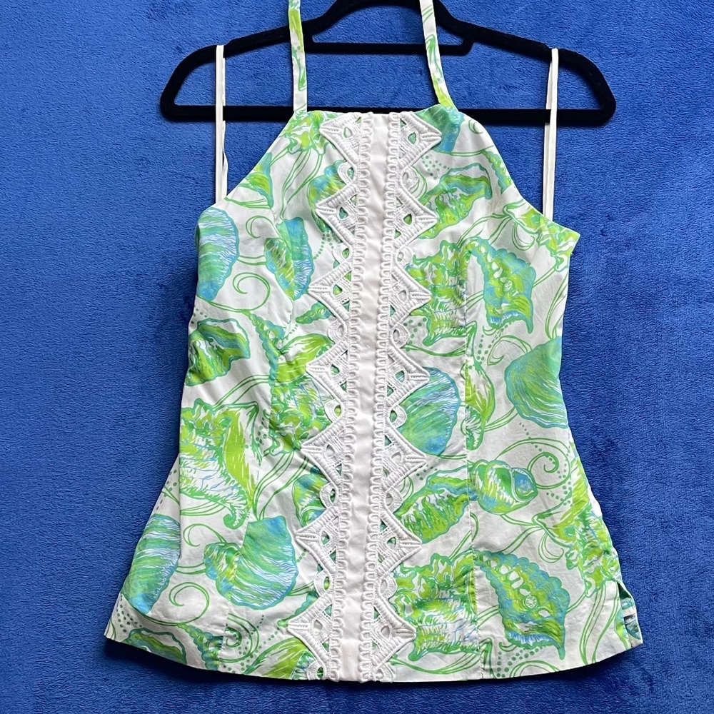 Lilly Pulitzer Halter Top (4/Medium)